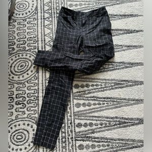 old navy plaid dress pants 8 TALL